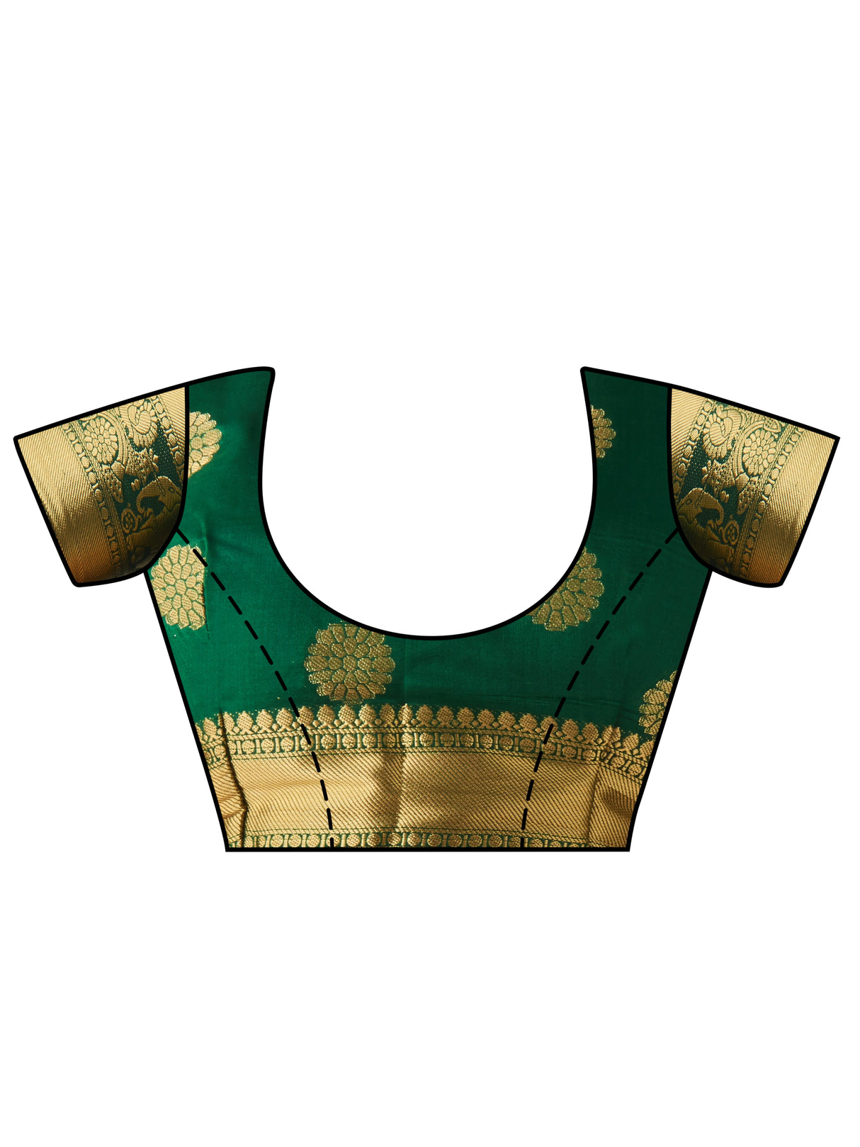 Mimosa Womens Art Silk Saree Kanjivaram Peach Color