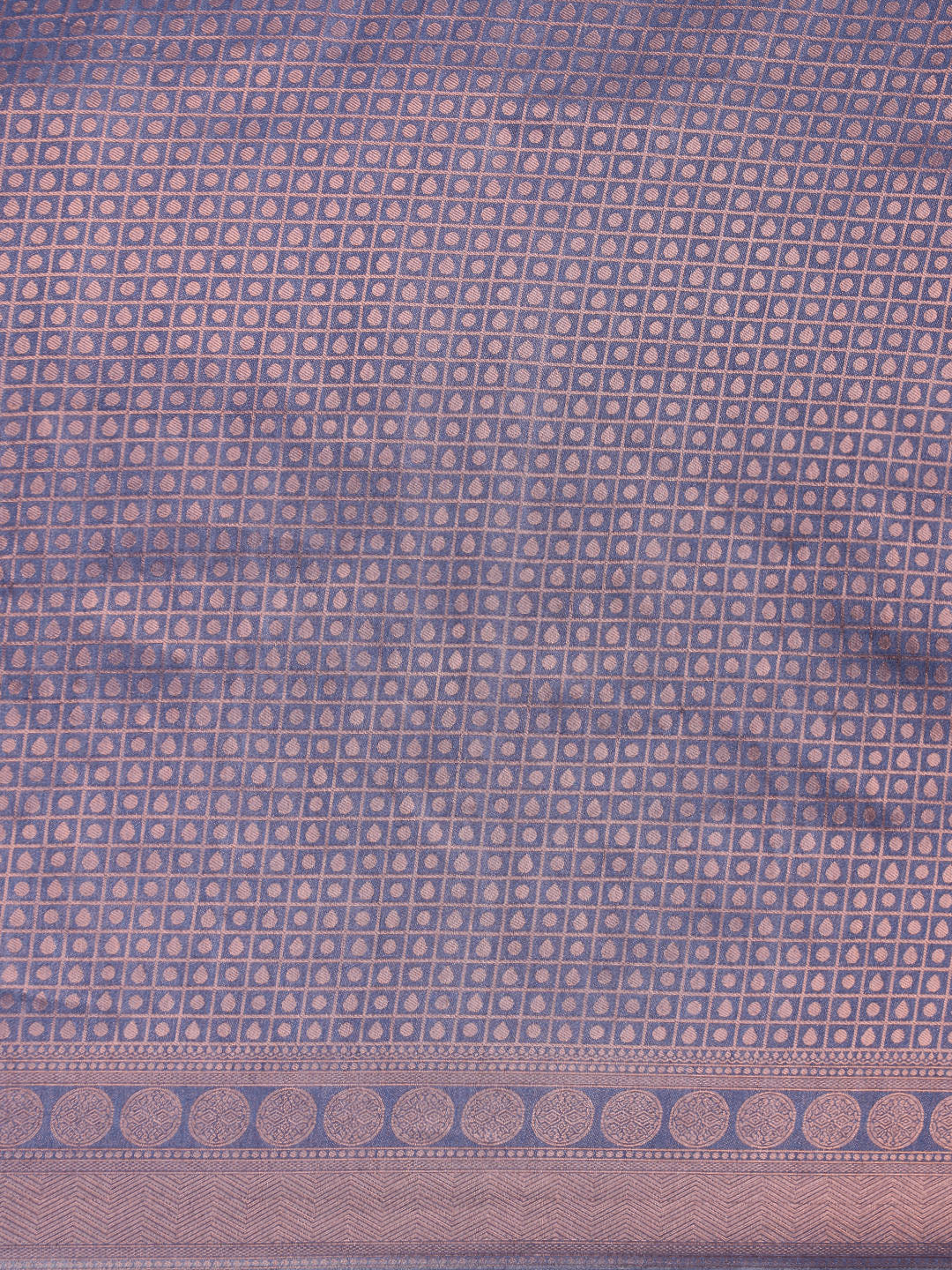 Mimosa Womens Art Silk Saree Kanjivaram Grey Color