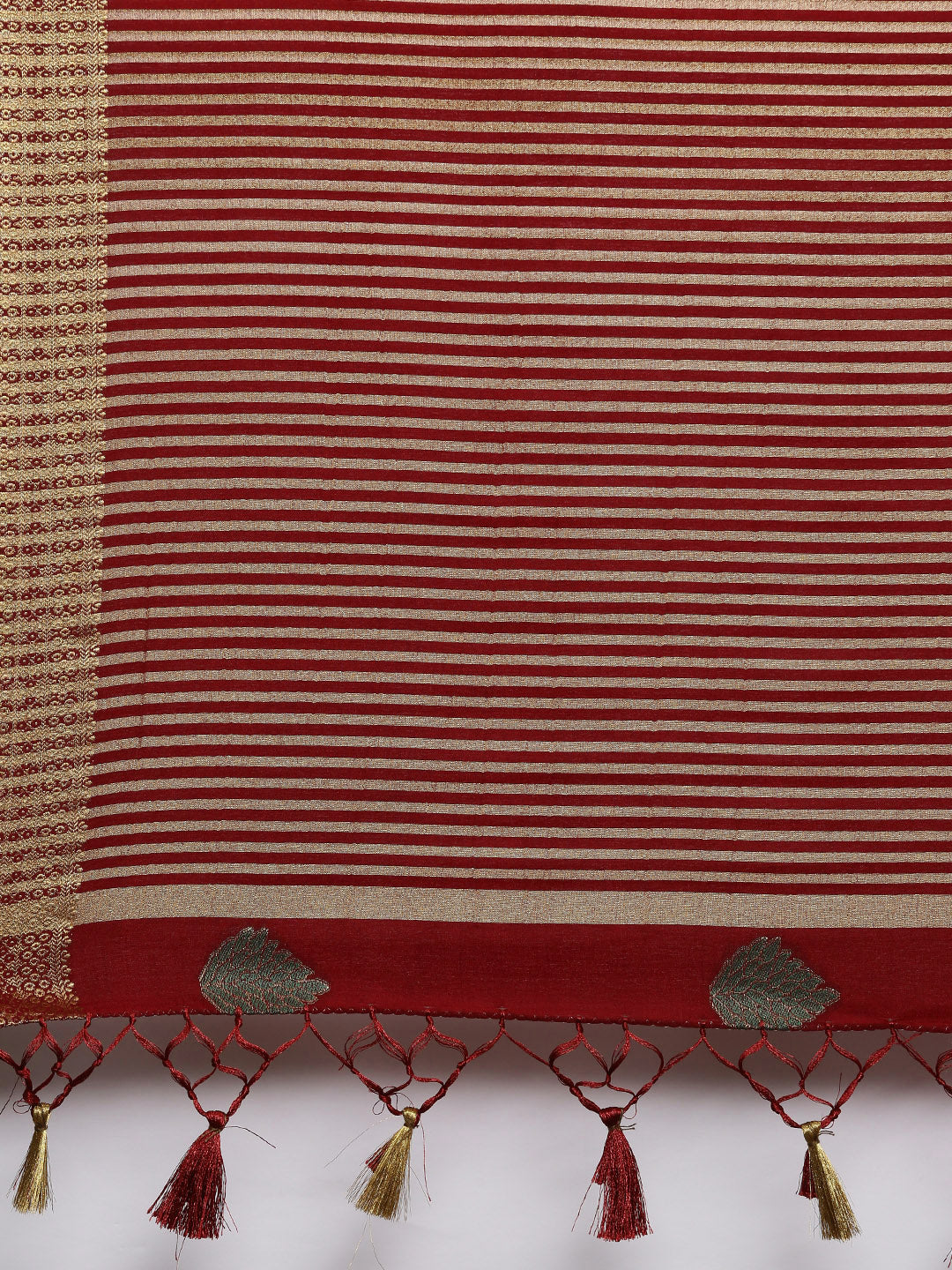 Mimosa Womens Art Silk Saree Kanjivaram Chiku Color