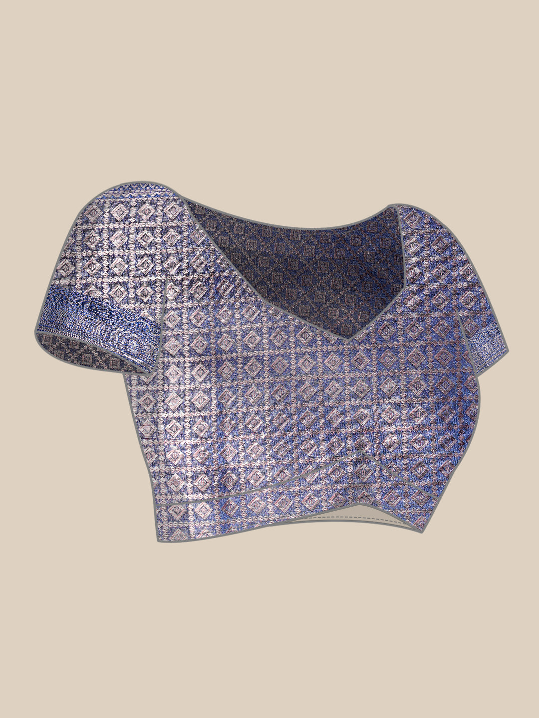 Mimosa Women's Woven Design Kanjivaram Art Silk Saree With Blouse Piece : SA00001118MSFREE