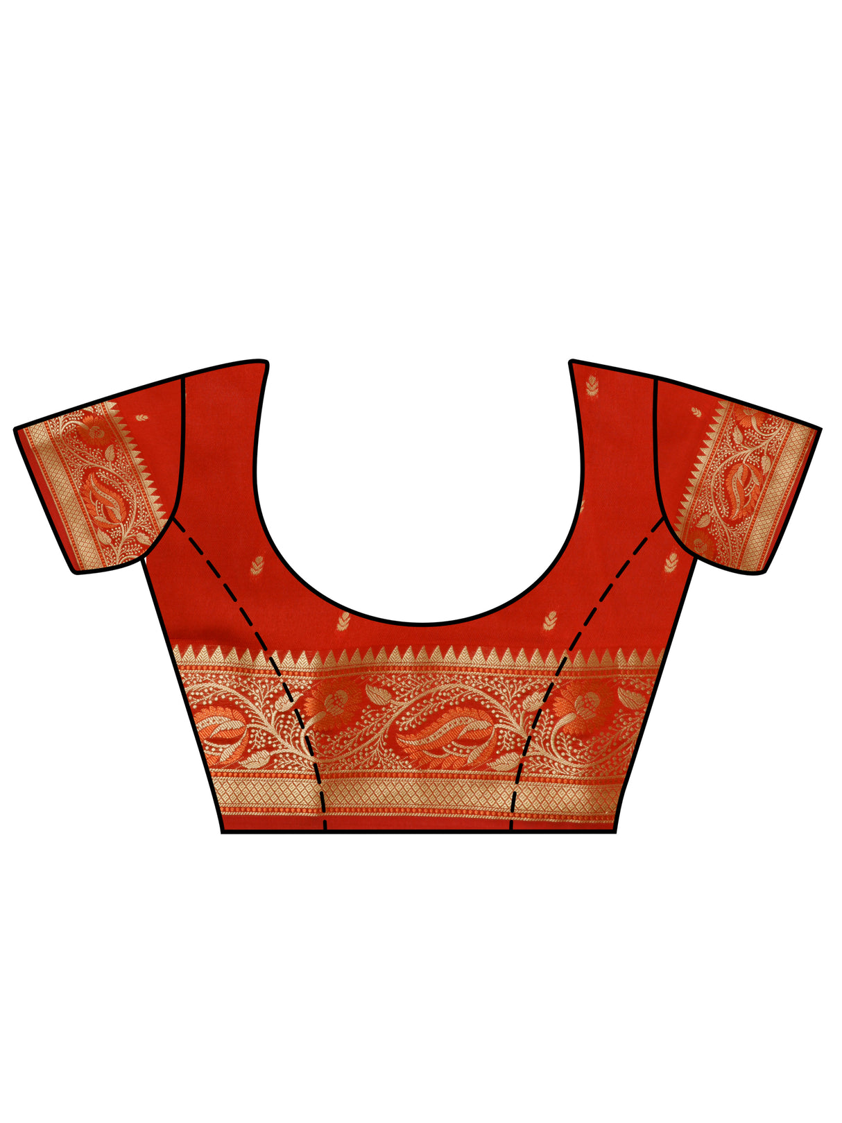 Mimosa Women's Woven Design Kanjivaram Art Silk Saree With Blouse Piece : SA0000868GD