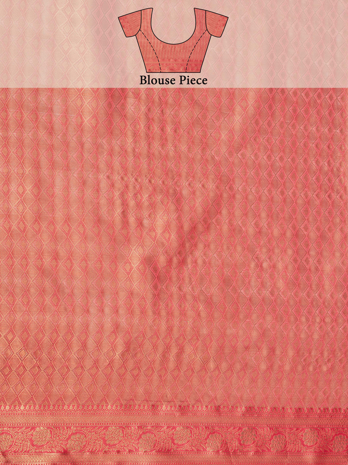 Mimosa Women's Woven Design Kanjivaram Art Silk Saree With Blouse Piece : SA00001230SFFREE