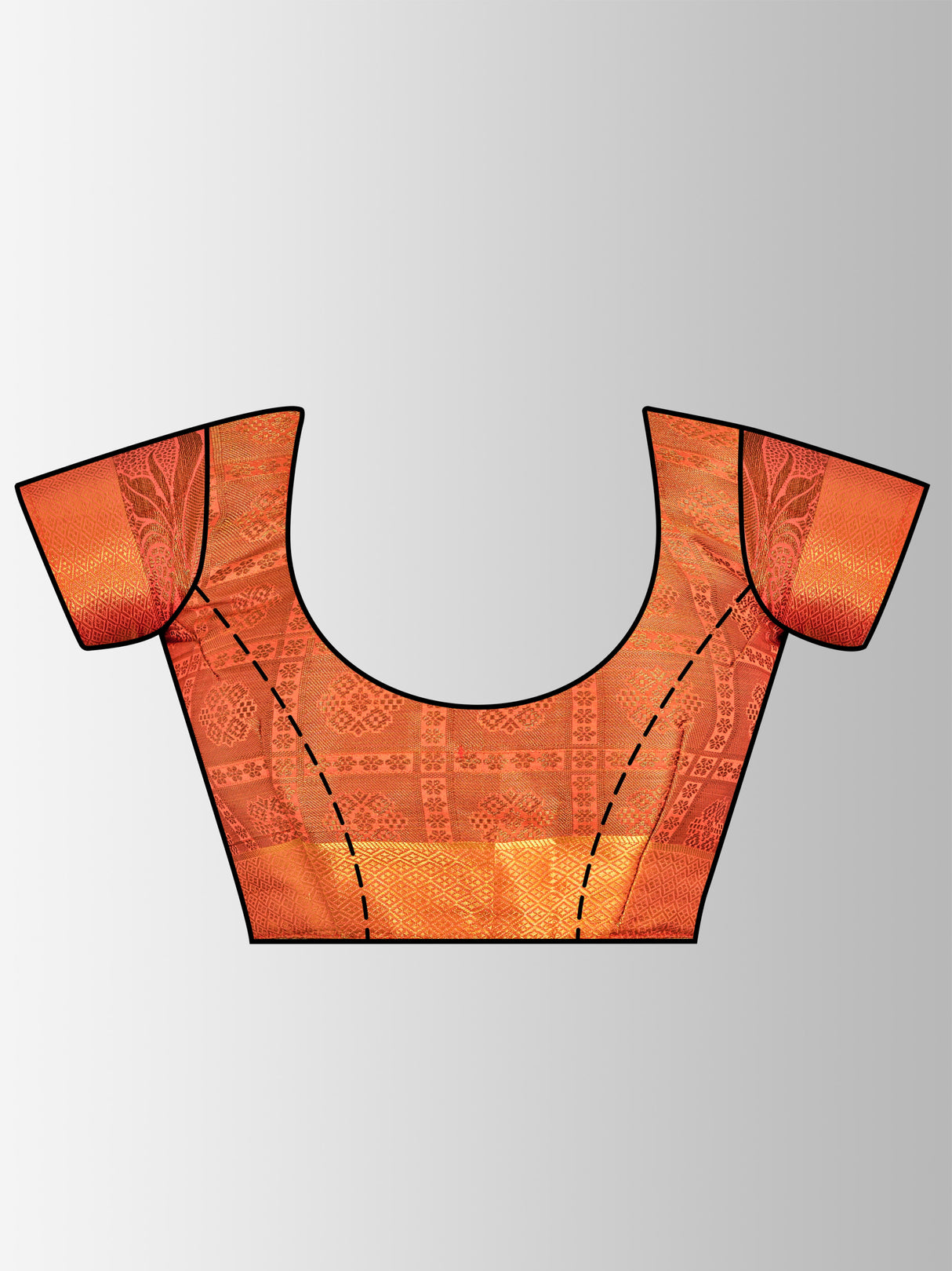 Mimosa Womens Art Silk Saree Kanjivaram Royal Blue Color