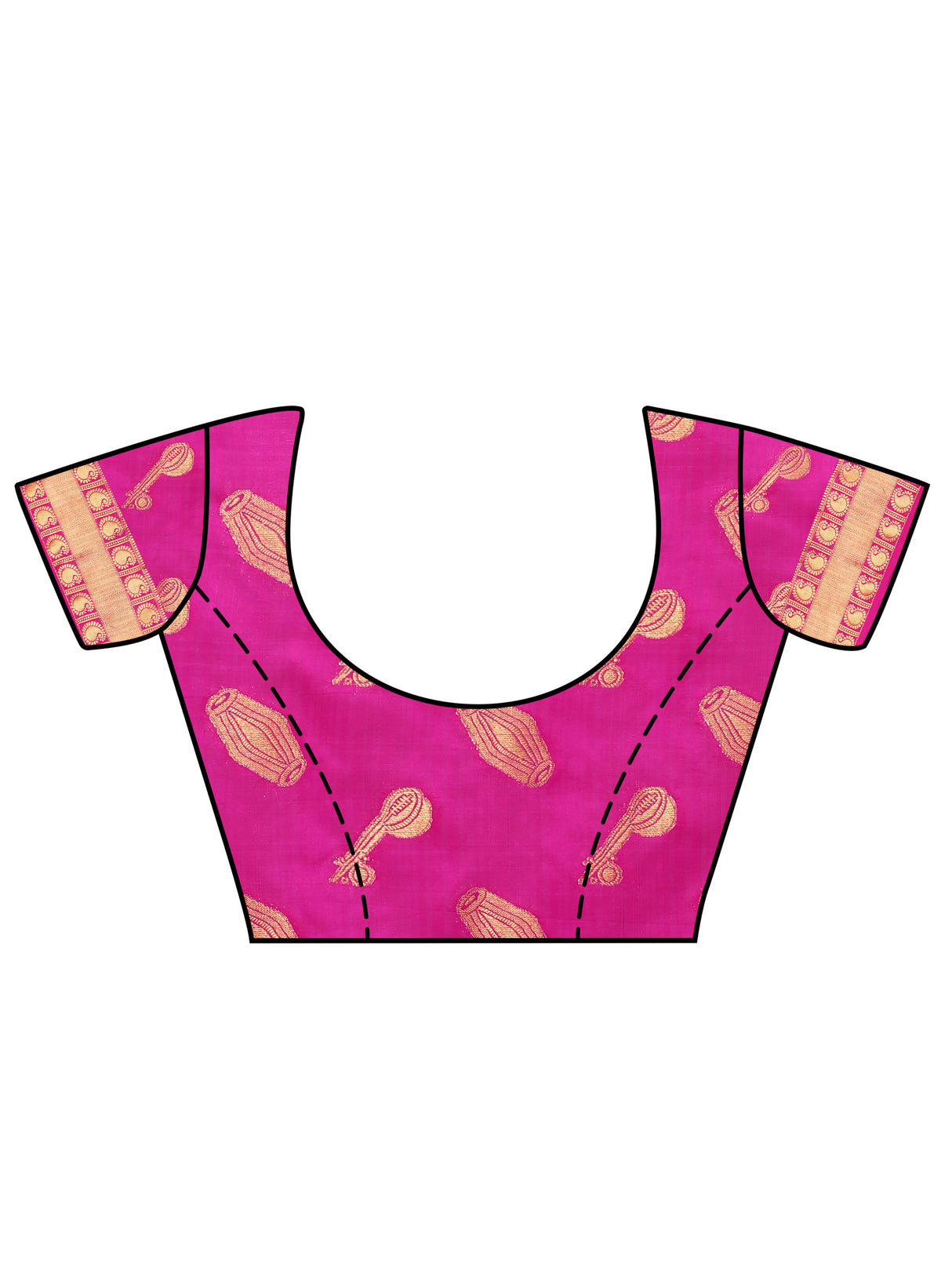 Mimosa Womens Art Silk Saree Kanjivaram Olive Color