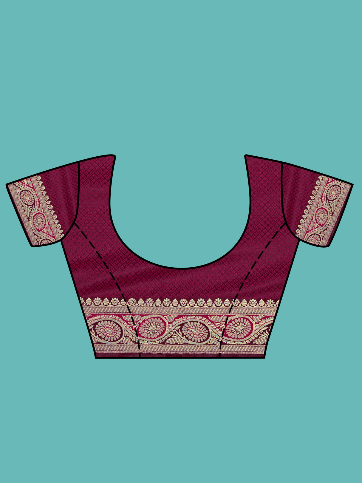 Mimosa Women's Woven Design Kanjivaram Art Silk Saree With Blouse Piece : SA00001222RNFREE