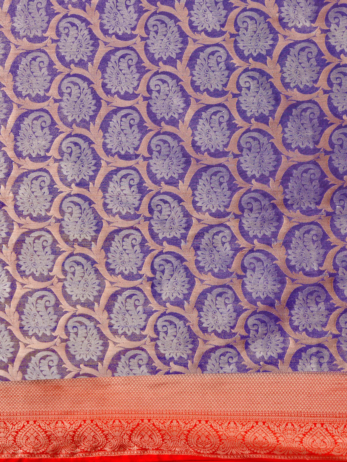 Mimosa Women's Woven Design Kanjivaram Style Art Silk Saree With Blouse Piece : SA0000385RBFREE