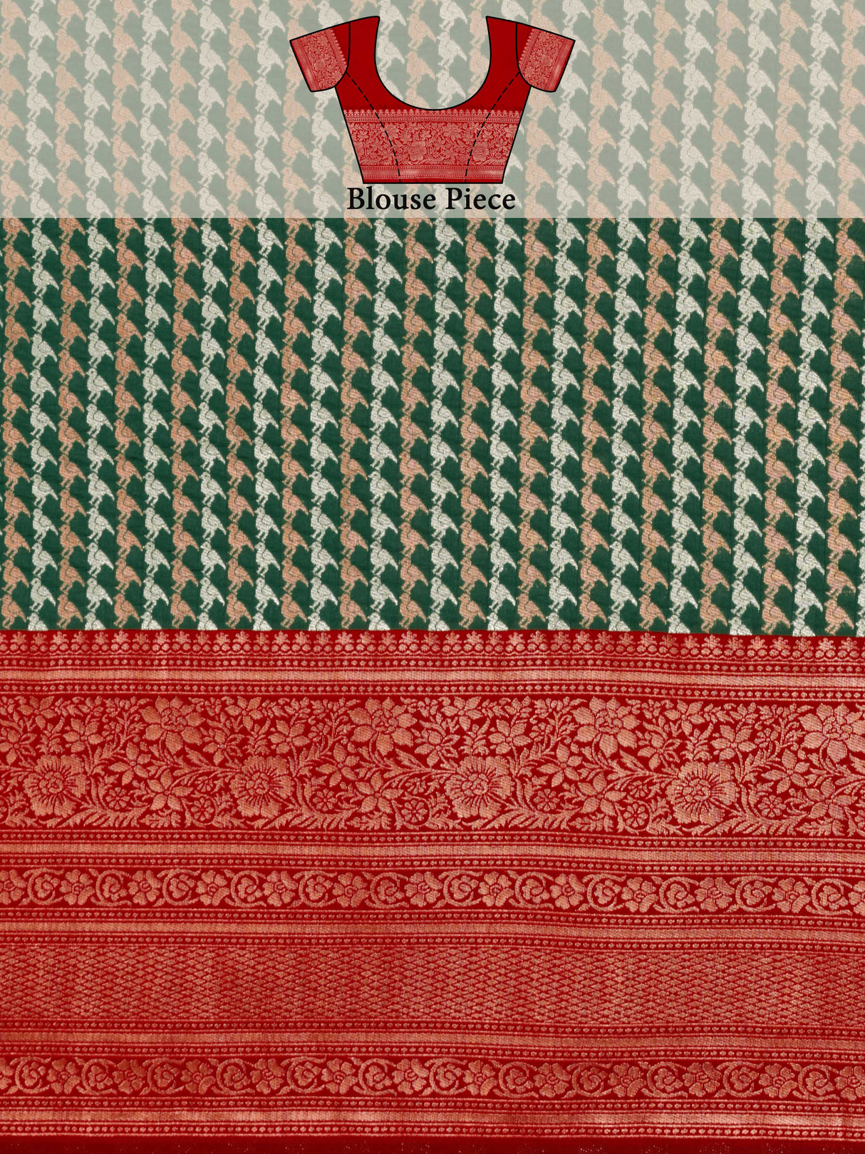 Mimosa Women's Woven Design Kanjivaram Art Silk Saree With Blouse Piece : SA0000907BG