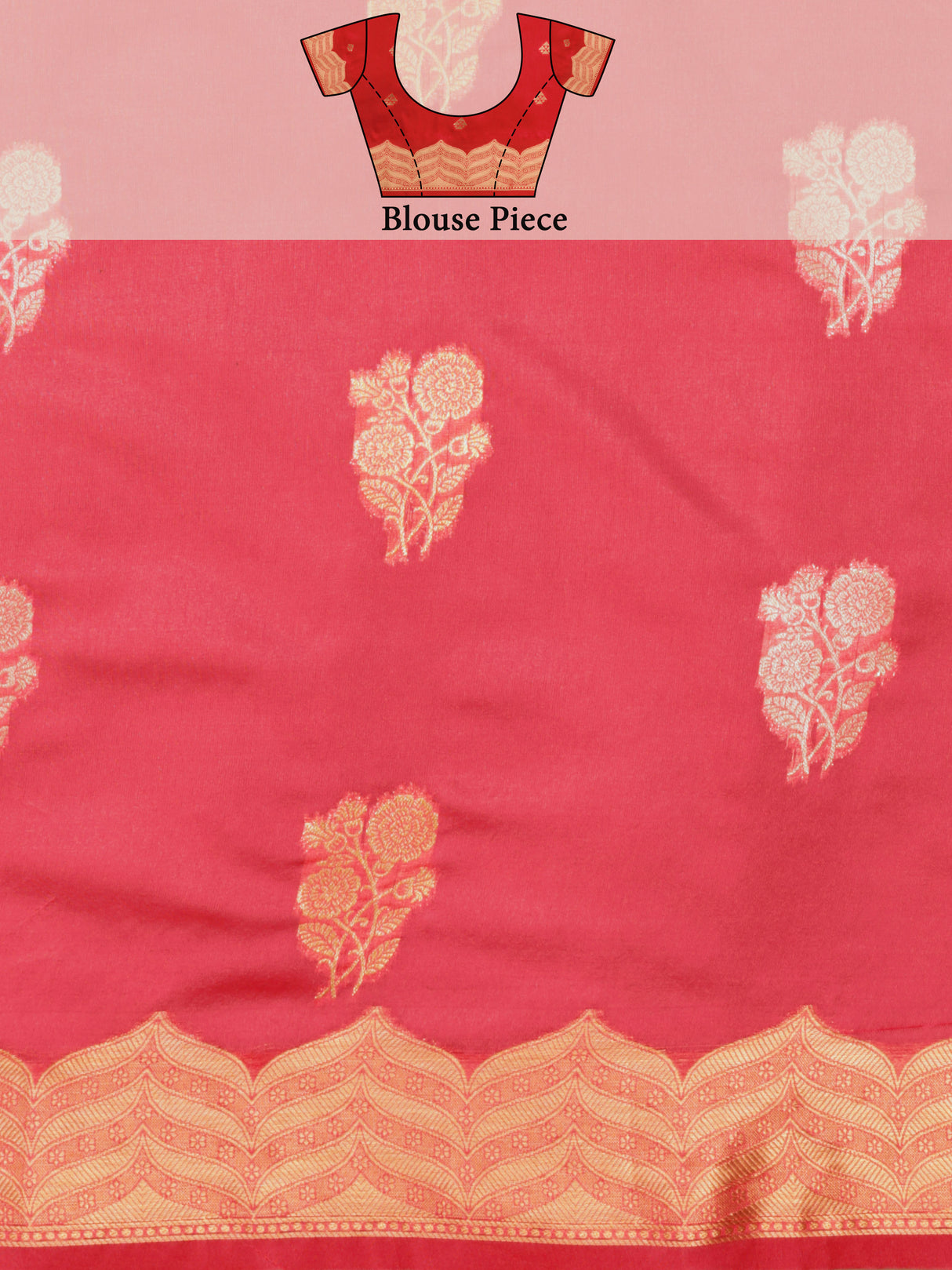 Mimosa Women's Woven Design Banarasi Orgenza Saree With Blouse Piece : SA0000864ST