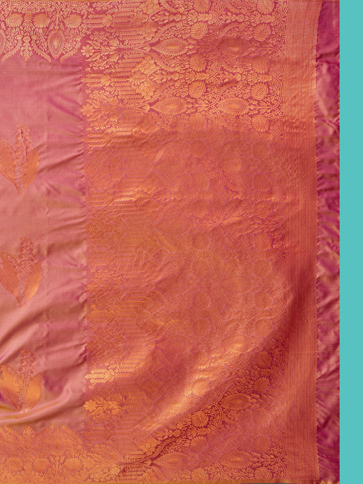 Mimosa Women's Woven Design Kanjivaram Style Art Silk Saree With Blouse Piece : SA00001382PRFREE