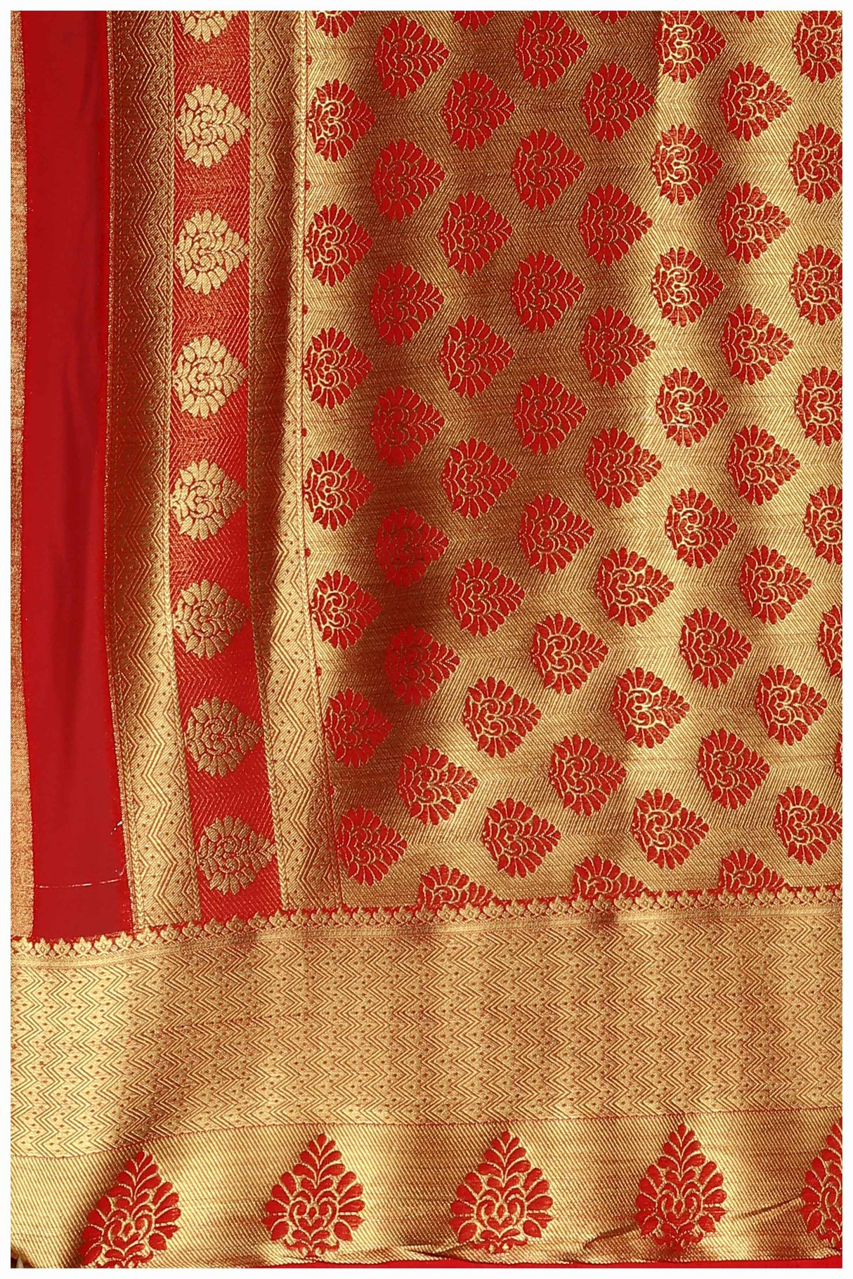 Mimosa Womens Crepe Saree Mysore Silk Halfwhite Color