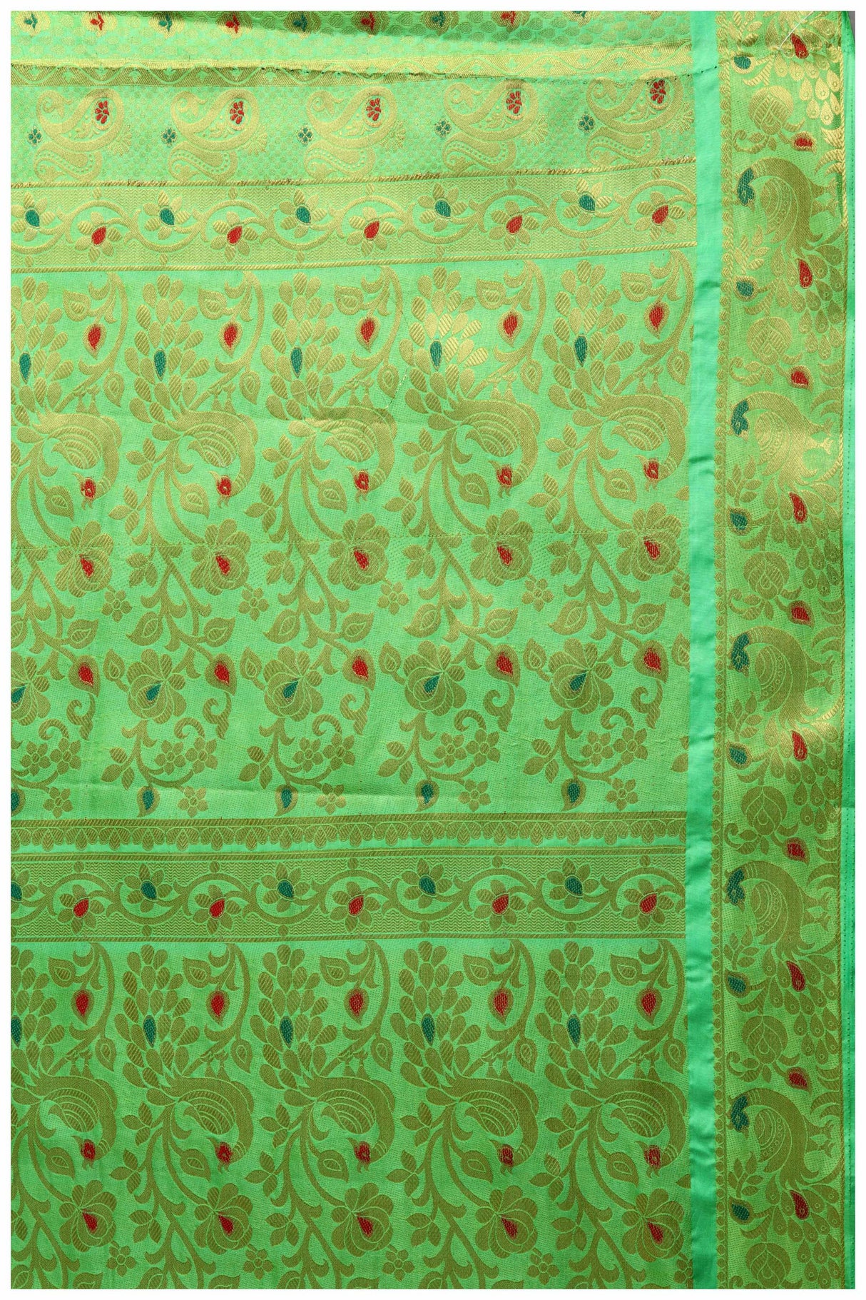 Mimosa Womens Art Silk Saree Kanjivaram Liril Color