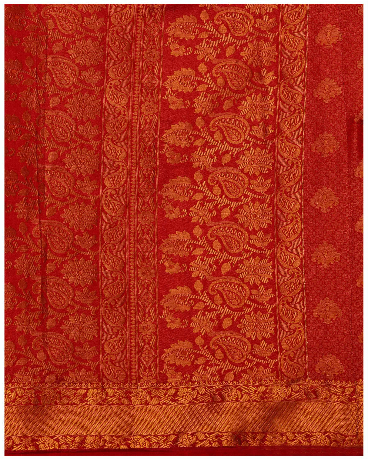 Mimosa Womens Art Silk Saree Kanjivaram Halfwhite Color