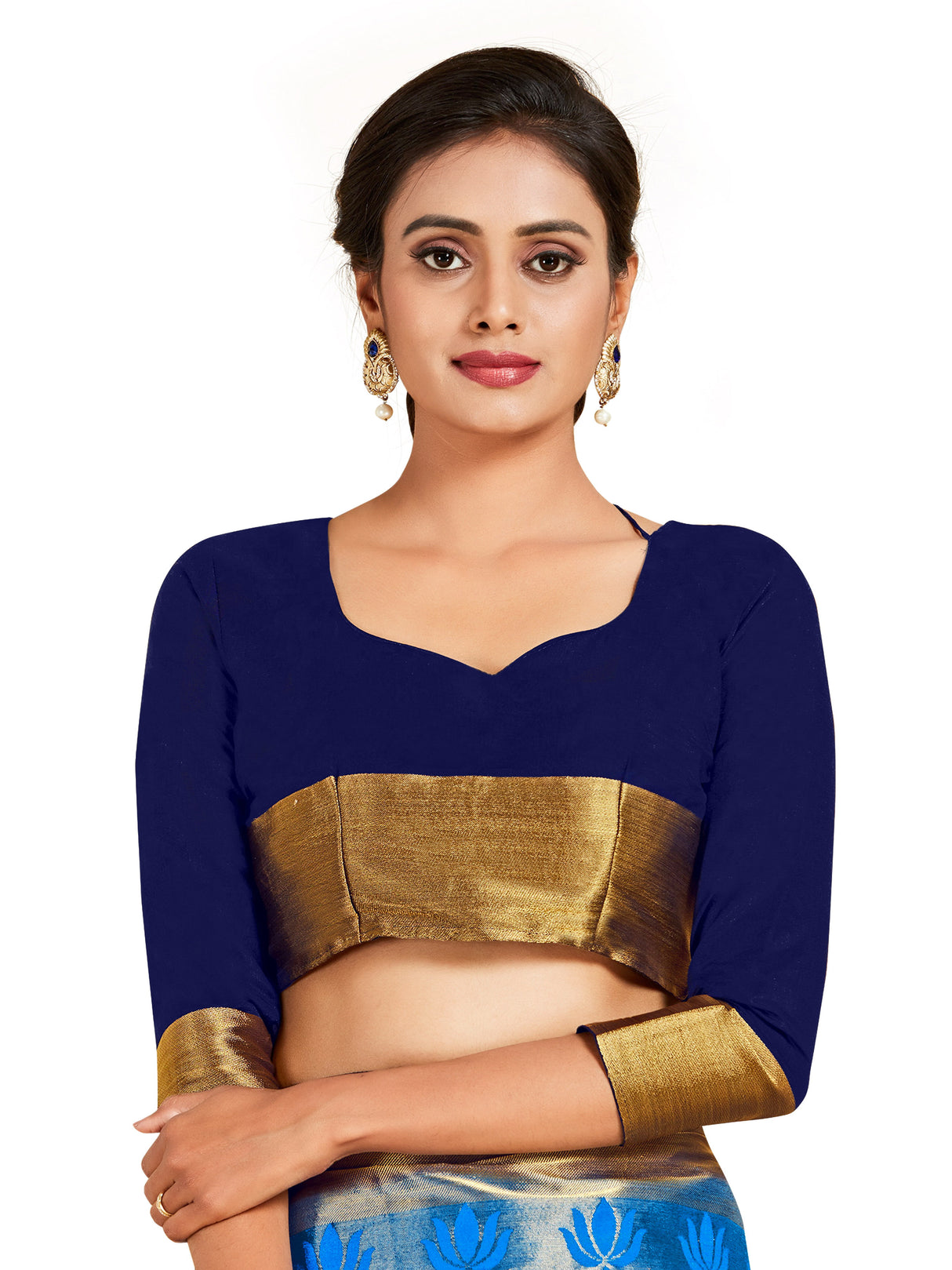 Mimosa Womens Art Silk Saree Kanjivaram Ananda Color