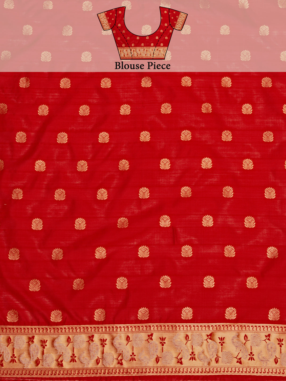 Mimosa Women's Woven Design Kanjivaram Art Silk Saree With Blouse Piece : SA00001246MRFREE