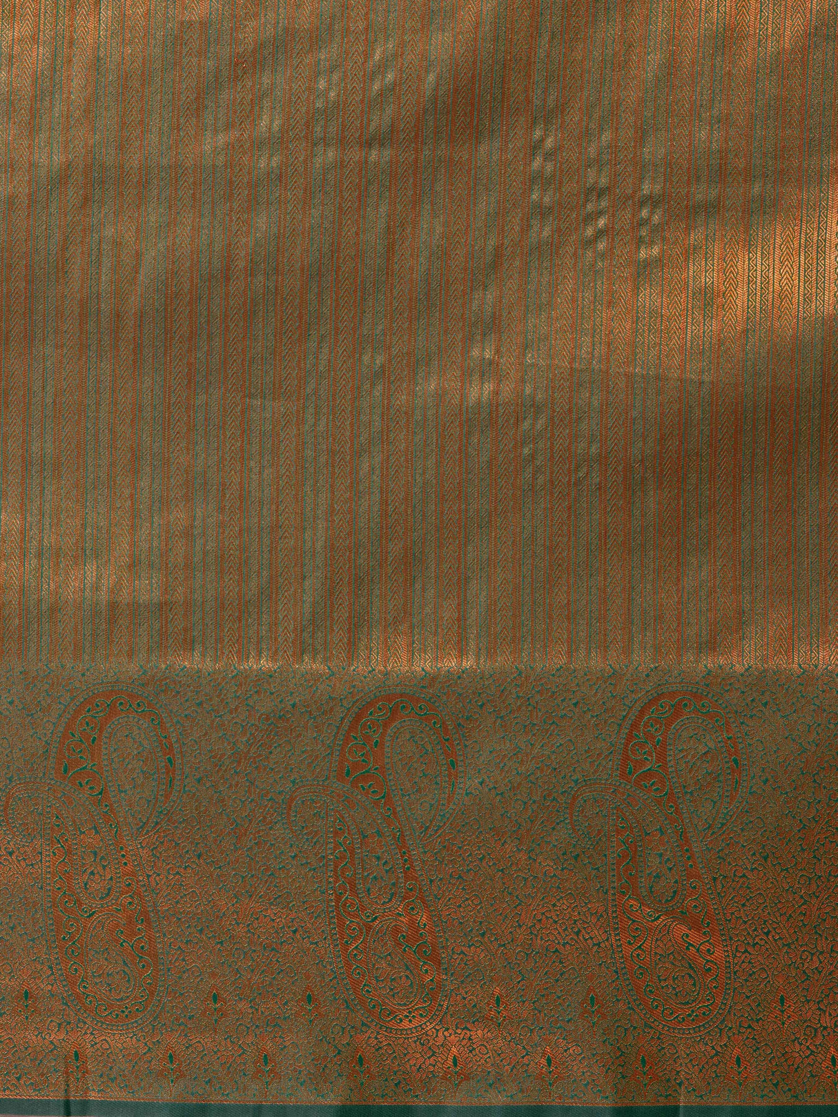 Mimosa Women's Woven Design Kanjivaram Style Art Silk Saree With Blouse Piece : SA00001376GRNFREE