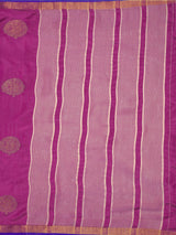 Mimosa Womens Tussar Silk Saree Kanjivaram style Mejanta Color