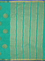 Mimosa Womens Tussar Silk Saree Kanjivaram style Rama Color