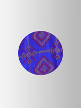 Mimosa Womens Art Silk Saree Patola style Royal Blue Color
