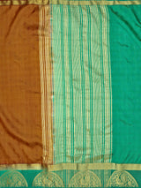 Mimosa Womens Art Silk Saree Kanjivaram Mustard Color