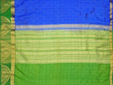 Mimosa Womens Art Silk Saree Kanjivaram Royal Blue Color
