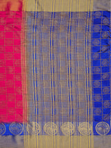 Mimosa Womens Tussar Silk Saree Banarasi style Gajjari Color