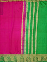 Mimosa Womens Art Silk Saree Kanjivaram Rani Color