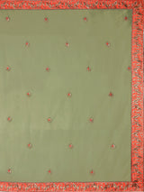 MIMOSA Women's Art Silk Semi-Stitched Lehenga with Unstitched Blouse and Dupatta