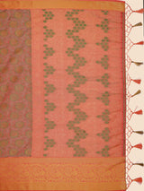 Mimosa Womens Art Silk Saree Kanjivaram Gajjari Color