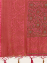 Mimosa Womens Art Silk Saree Kanjivaram Gajjari Color