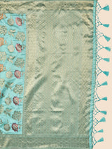Mimosa Women's Woven Design Kanjivaram Art Silk Saree With Blouse Piece : SA00001058AN