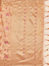 Mimosa Women's Woven Design Kanjivaram Style Art Silk Saree With Blouse Piece : SA00001059PC