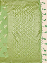 Mimosa Women's Woven Design Banarasi Poly Cotton Saree With Blouse Piece : SA00001060OL