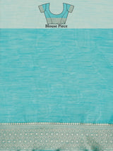 Mimosa Women's Woven Design Banarasi Poly Cotton Saree With Blouse Piece : SA00001061AN