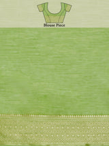 Mimosa Women's Woven Design Banarasi Poly Cotton Saree With Blouse Piece : SA00001061OL