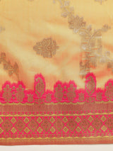 Mimosa Women's Woven Design Banarasi Art Silk Saree With Blouse Piece : SA00001063MSFREE
