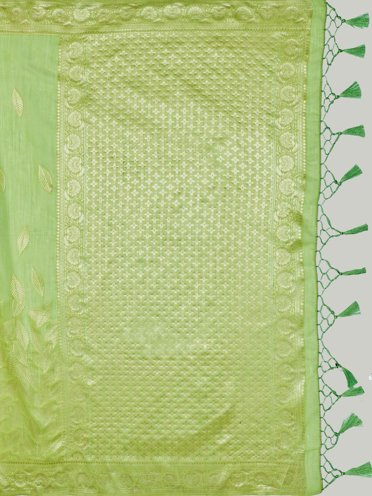 Mimosa Women's Woven Design Banarasi Style Poly Cotton Saree With Blouse Piece : SA00001077LR