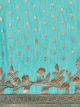 Mimosa Women's Woven Design Banarasi Style Poly Cotton Saree With Blouse Piece : SA00001079AN