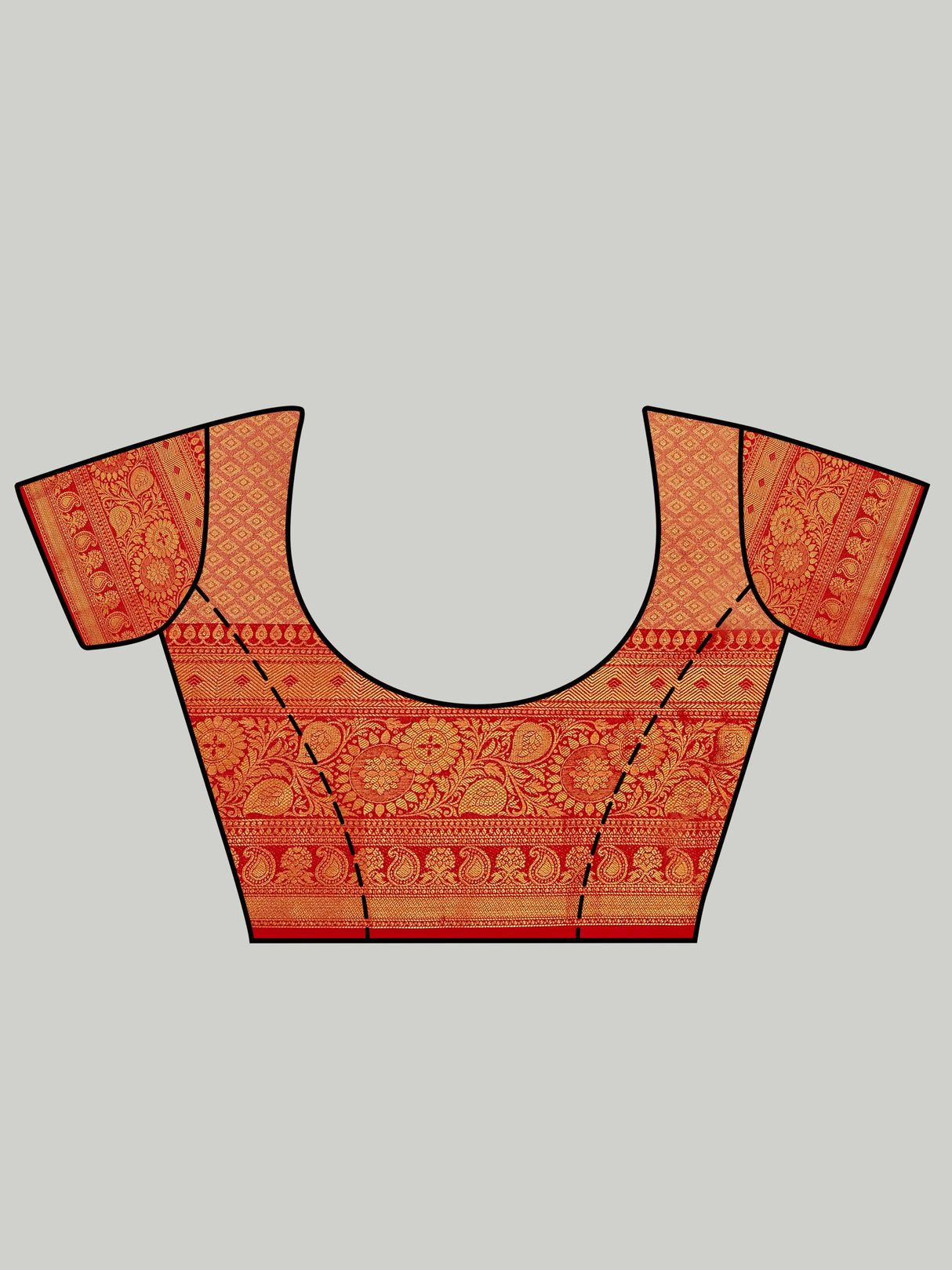 Mimosa Women's Woven Design Kanjivaram Art Silk Saree With Blouse Piece : SA00001128NV