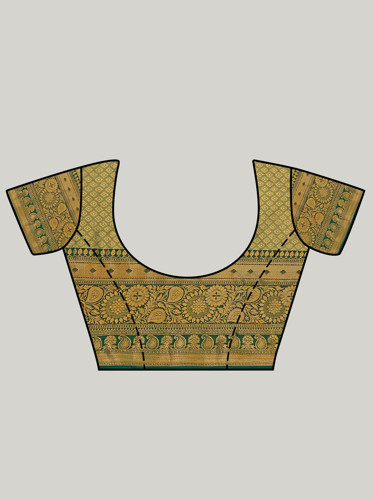 Mimosa Women's Woven Design Kanjivaram Art Silk Saree With Blouse Piece : SA00001128RN