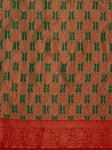 Mimosa Women's Woven Design Kanjivaram Art Silk Saree With Blouse Piece : SA00001129GRN
