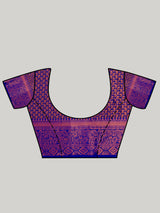 Mimosa Women's Woven Design Kanjivaram Art Silk Saree With Blouse Piece : SA00001130RN