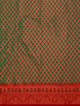Mimosa Women's Woven Design Kanjivaram Art Silk Saree With Blouse Piece : SA00001131GRN