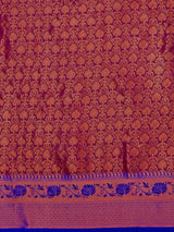 Mimosa Women's Woven Design Kanjivaram Art Silk Saree With Blouse Piece : SA00001133MJ