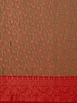 Mimosa Women's Woven Design Kanjivaram Art Silk Saree With Blouse Piece : SA00001134GRN