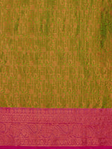 Mimosa Women's Woven Design Kanjivaram Art Silk Saree With Blouse Piece : SA00001134OL