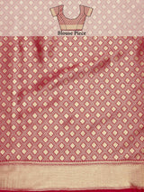 Mimosa Women's Woven Design Kanjivaram Art Silk Saree With Blouse Piece : SA00001144NV