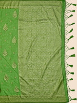 Mimosa Women's Woven Design Banarasi Organza Saree With Blouse Piece : SA00001161LR