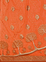 Mimosa Women's Woven Design Banarasi Organza Saree With Blouse Piece : SA00001162PC