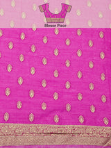Mimosa Women's Woven Design Banarasi Organza Saree With Blouse Piece : SA00001162PC