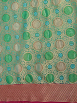 Mimosa Women's Woven Design Banarasi Art Silk Saree With Blouse Piece : SA00001211RMFREE